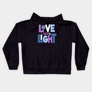 Love And Light Hanukkah Christmas Kids Hoodie